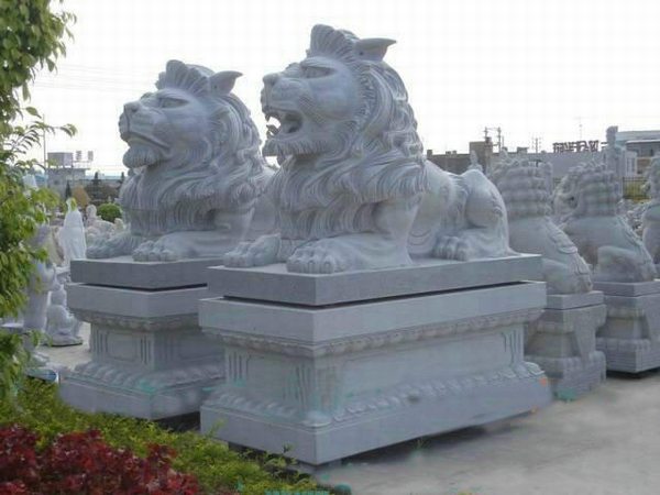 花岗岩石狮子6