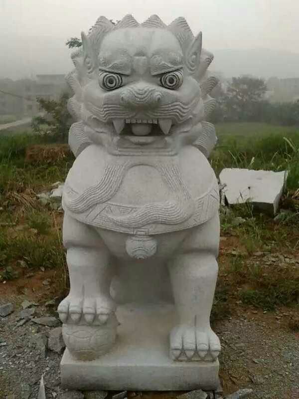 花岗岩石狮子