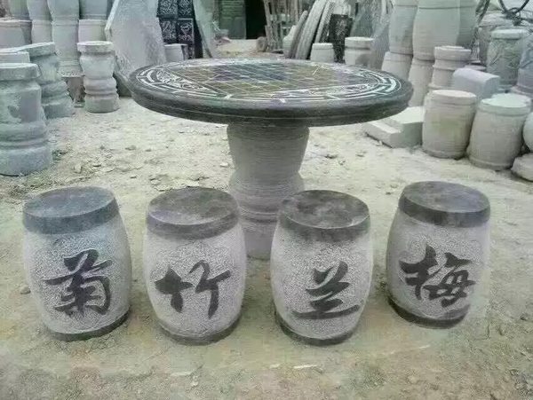 花岗岩石桌